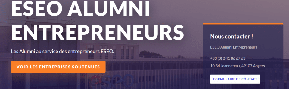 Site ESEO Alumni Entrepreneurs