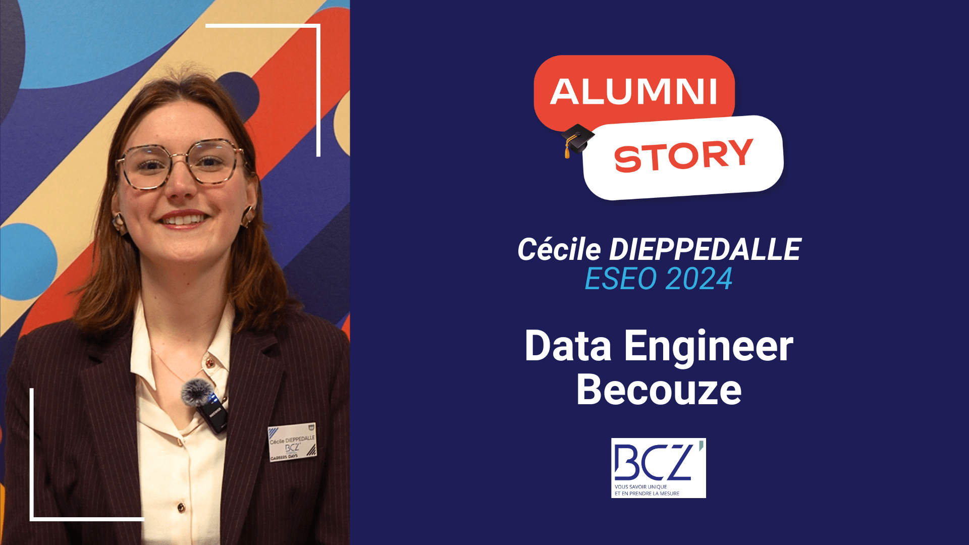 ESEO Alumni Story #12 - Cécile DIEPPEDALLE (promo 2024) 