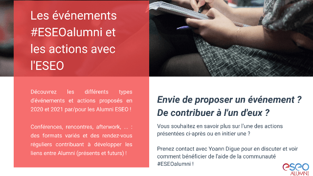 Evénements et actions ESEO Alumni 2020/2021