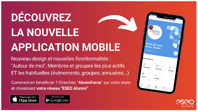 Découvrez la nouvelle application pour garder votre réseau à portée de main !