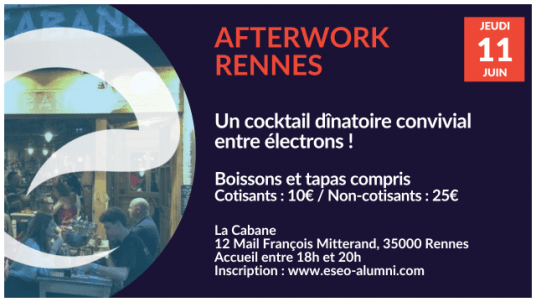 Afterwork à Rennes !