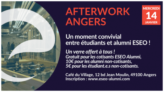 Afterwork alumni/étudiant.e.s à Angers