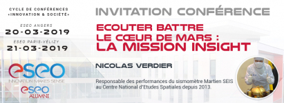 Conférence ESEO Innovation & Société - La mission Mars InSight