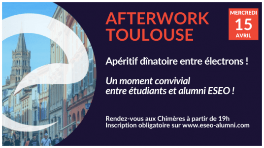 Afterwork dînatoire à Toulouse !